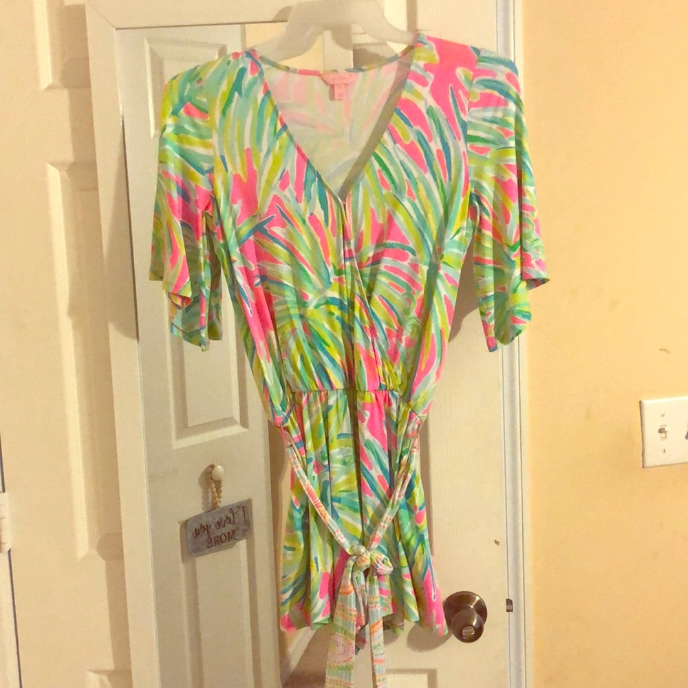 Lilly Pulitzer beach cover up